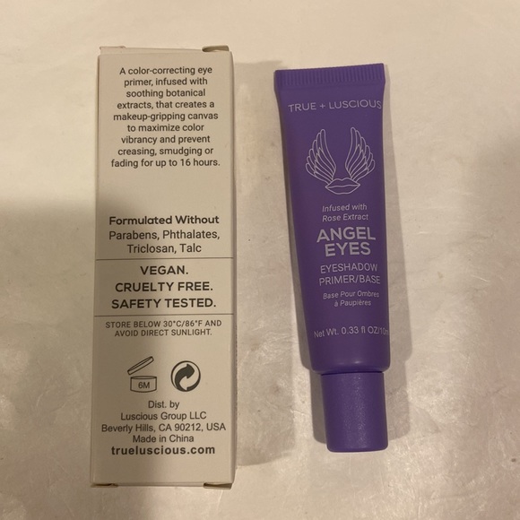 TRUE + LUSCIOUS Angel Eyes Eyeshadow Primer Base Light Nude 0.33oz $22 NIB - Picture 7 of 9